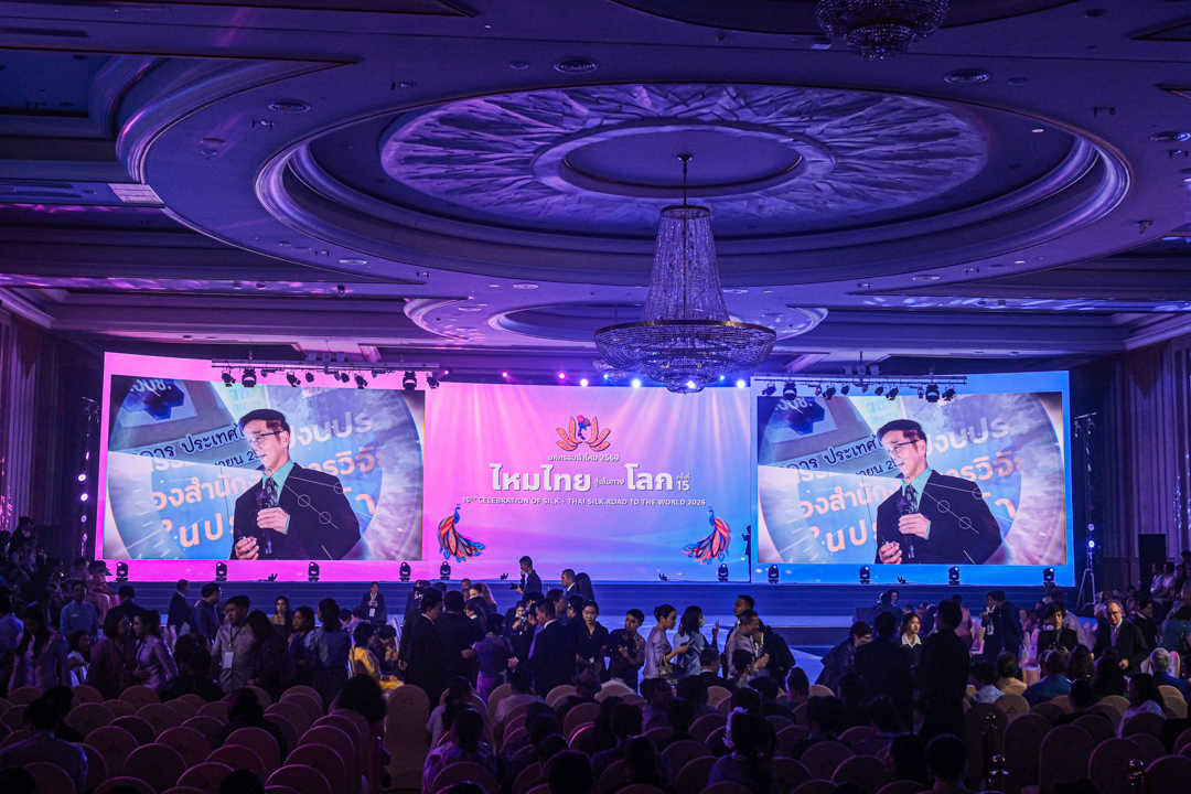 ระบบภาพจอ LED ภายในงานมหกรรมผ้าไหม ไหมไทยสู่เส้นทางโลก ครั้งที่ 15