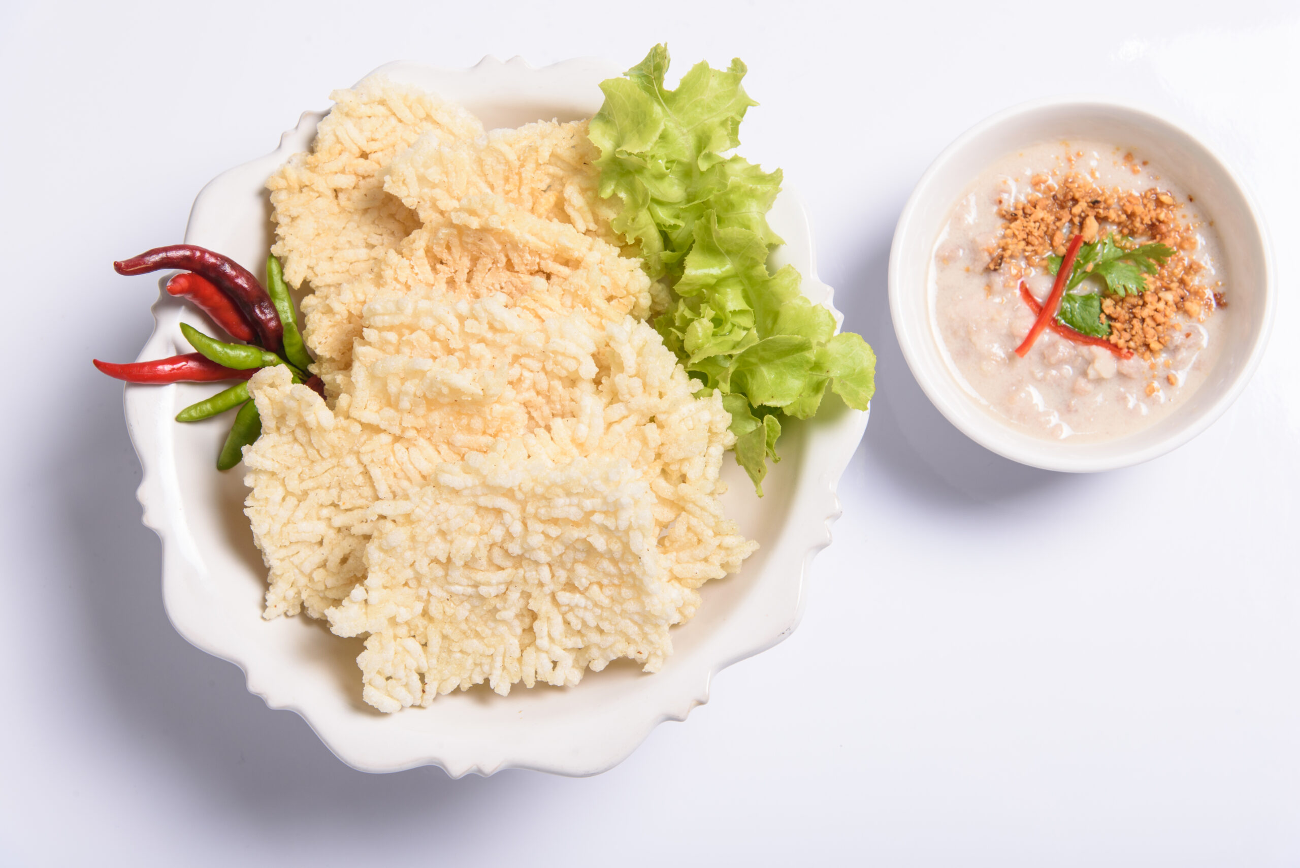 ข้าวตังหน้าตั้ง เครื่องว่างตำรับชาววัง ร้านซอสามสาย สุขุมวิท 61