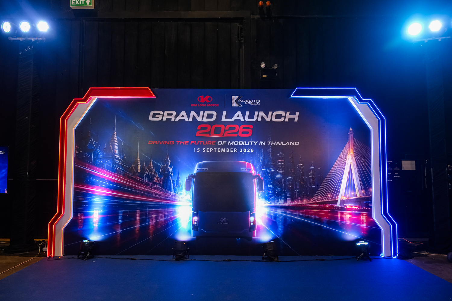 Main Photo Backdrop งานเปิดตัวรถ GRAND LAUNCH 2026 ที่ Center Point LaSalle