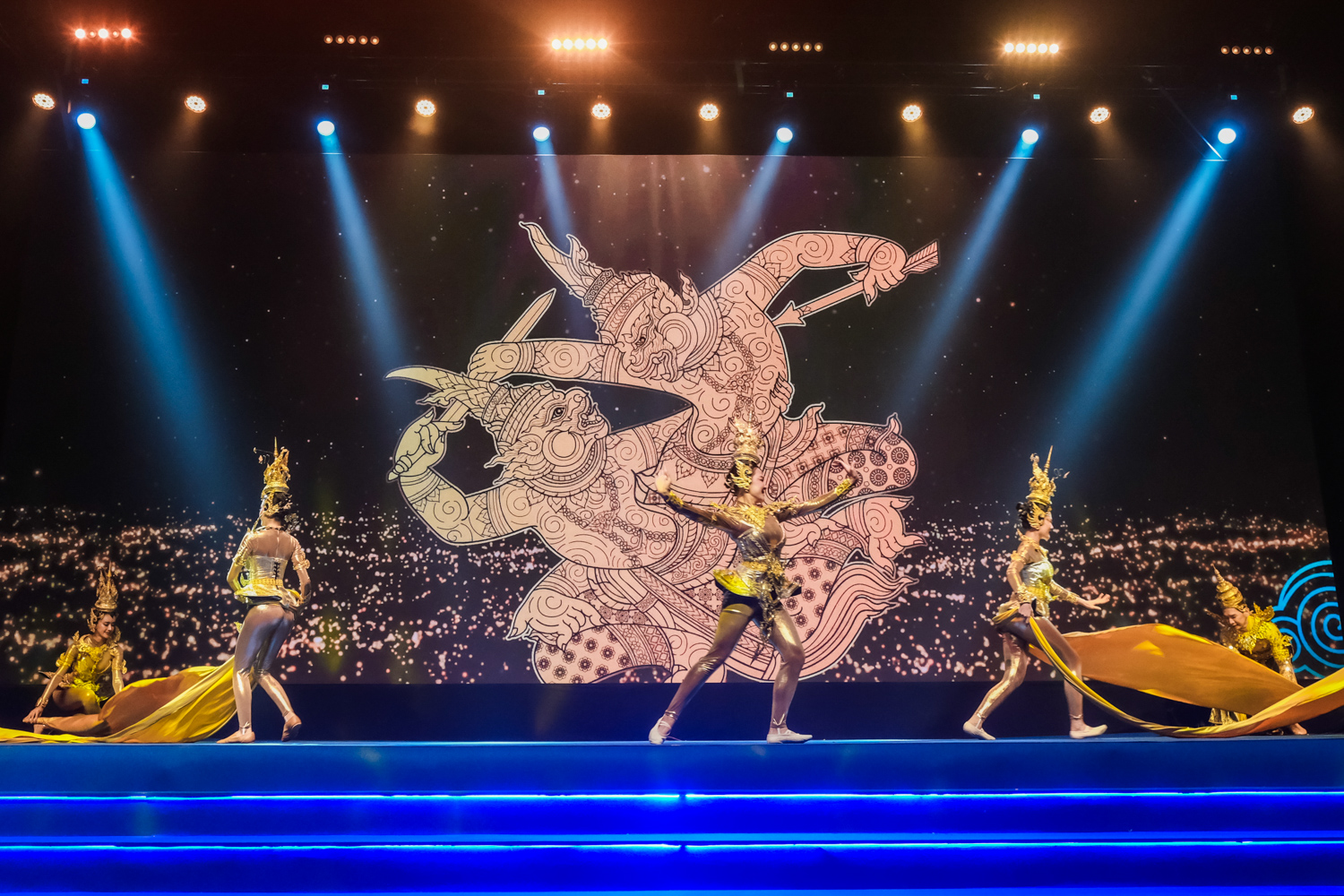 Motion Graphic บนจอ LED ช่วง Opening Show งาน GRAND LAUNCH 2026