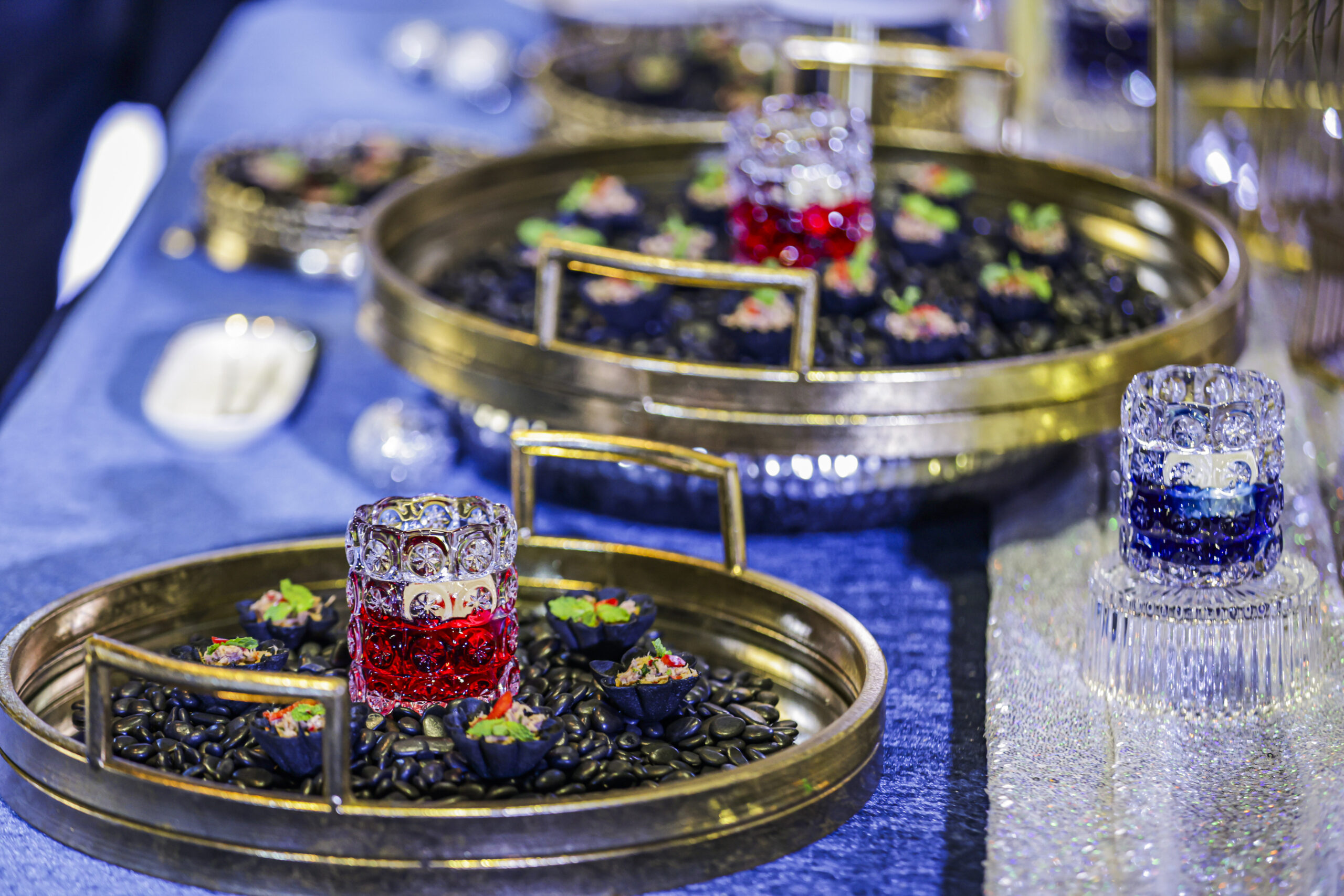 กระทงชาโคทูน่ายำ เมนู Cocktail ในงานเปิดตัวรถ KIM LONG MOTOR โดย SawSamSai Catering