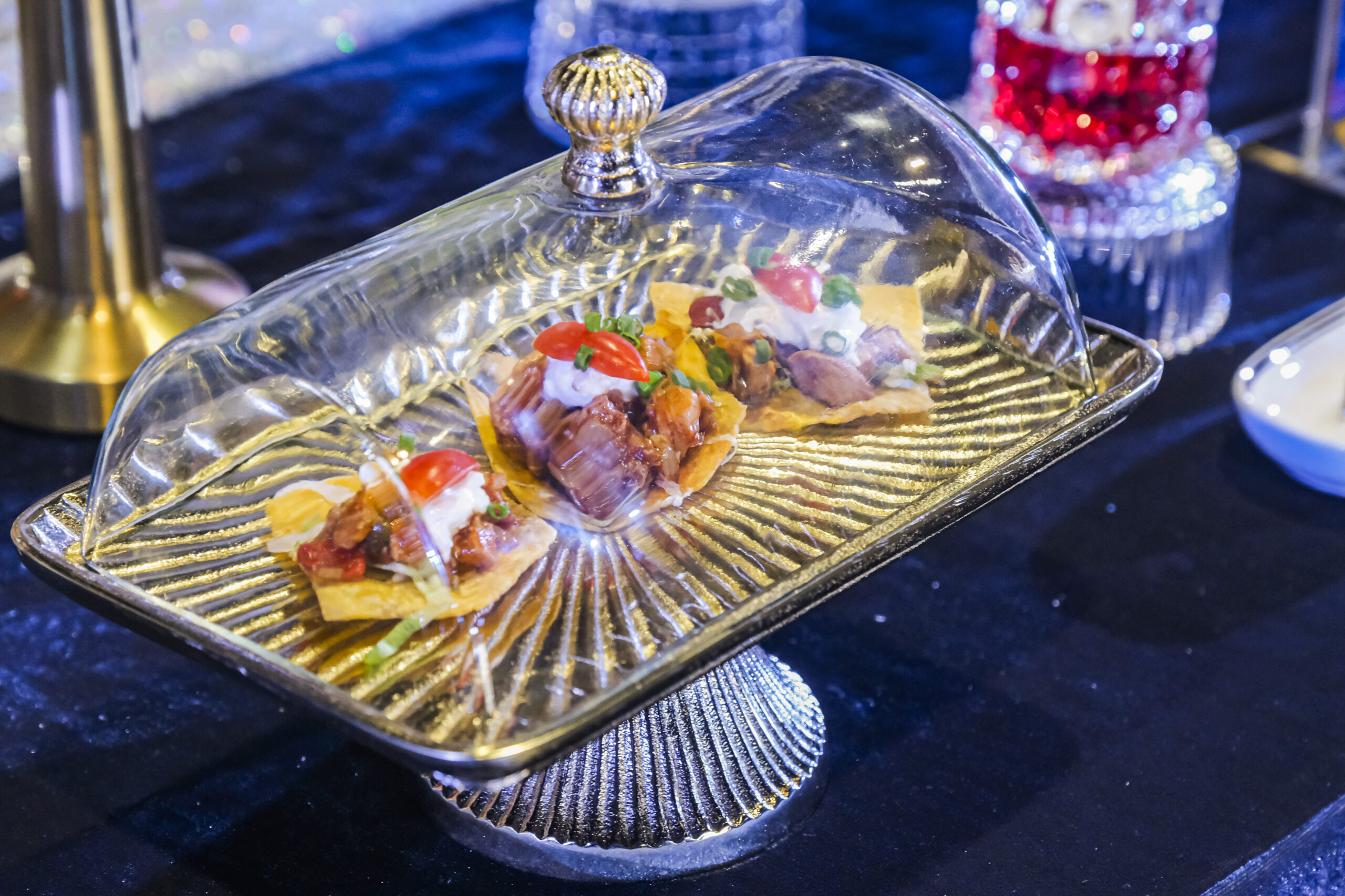 มินิทาโก้ไก่แม็กซิกัน เมนู Cocktail ในงานเปิดตัวรถ KIM LONG MOTOR โดย SawSamSai Catering